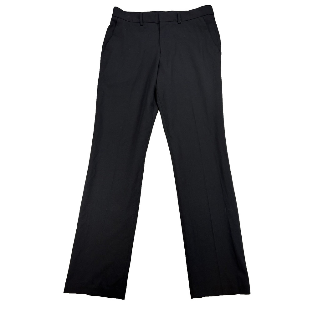 JF J. Ferrar Men's 32X32 Black Slim Fit 360 Stretch Casual Travel Dress Pants